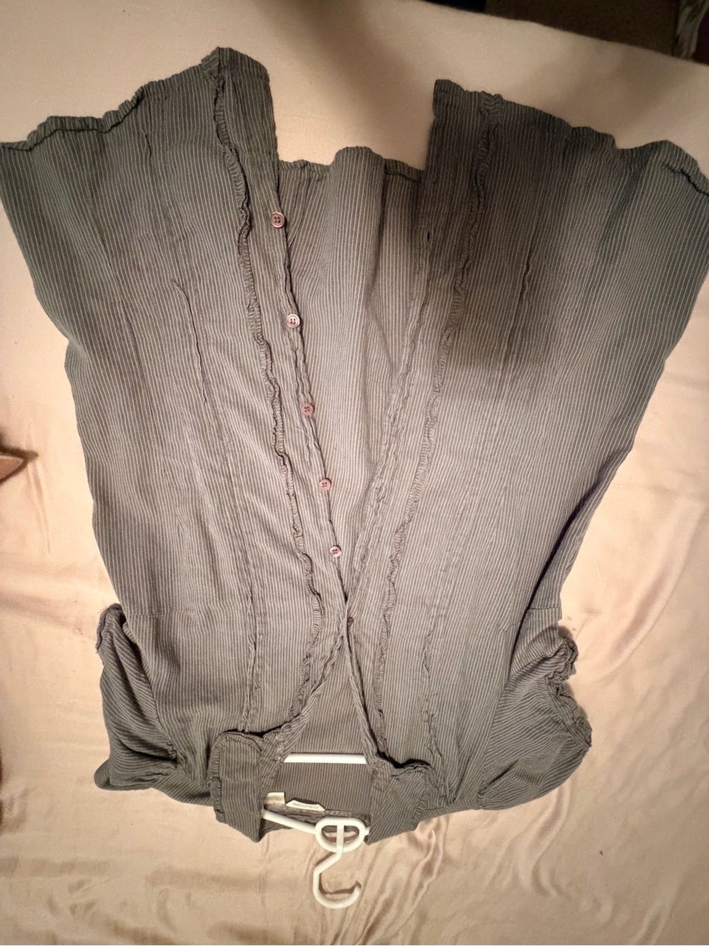 Maurices Ruffled Button-Front Top